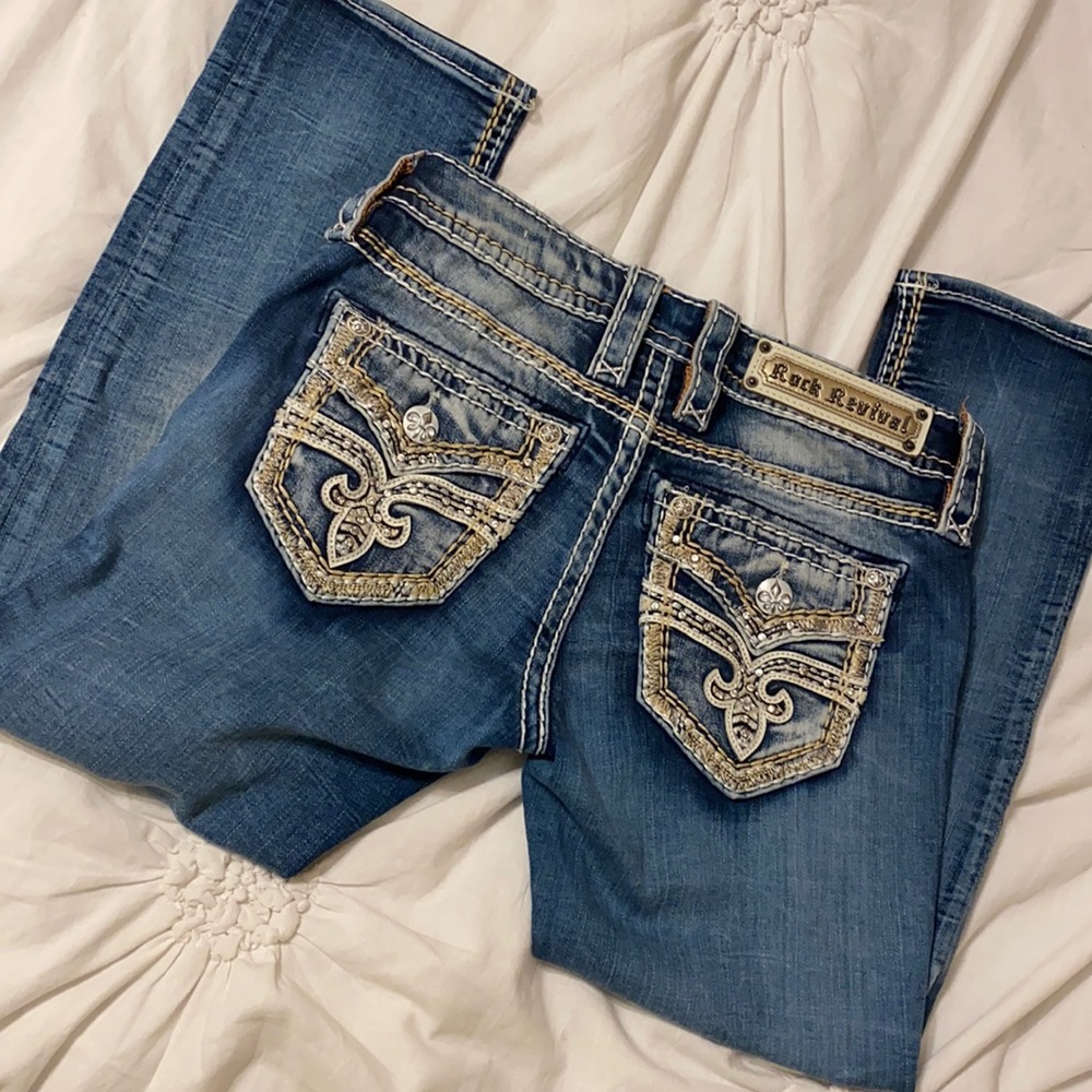 Rock Revival crop jeans size 26